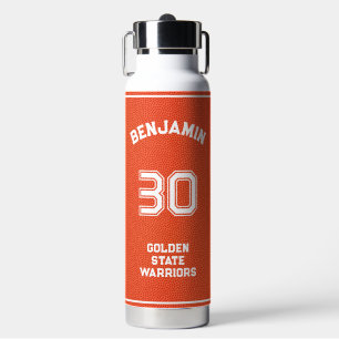 Basketball Custom Player Team Number Texture Water Bottle