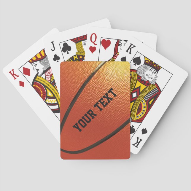Basketball custom playing cards (Back)