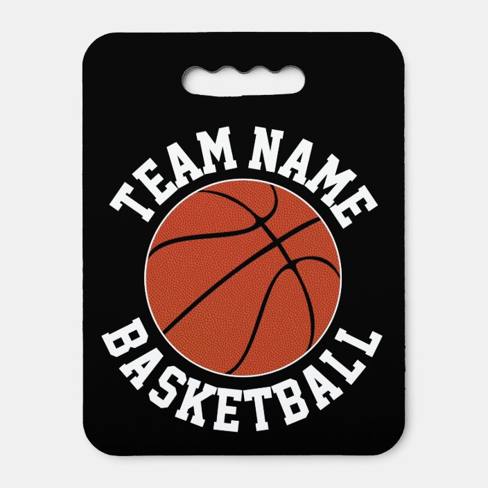 Basketball Custom Team Name Color Sports Fan Seat Cushion