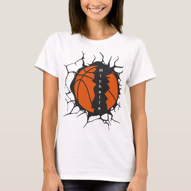 Basketball (Customisable) T-Shirt (Front)