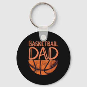 Basketball Dad - Basketball Player Vintage Basketb Keychain