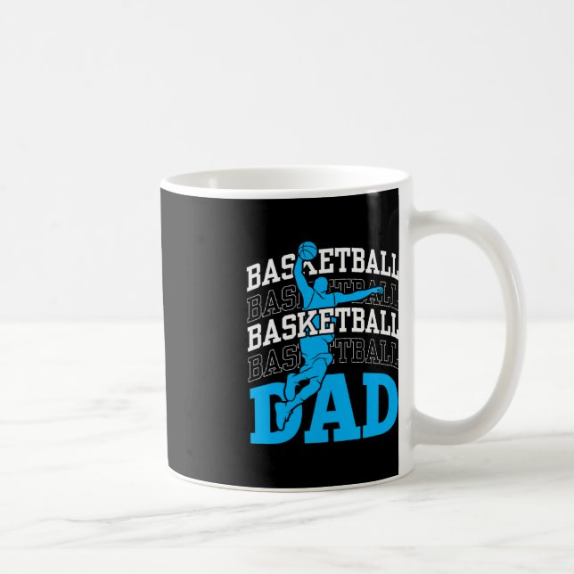 Basketball Dad Coach Team Match Player Father Dadd Coffee Mug (Right)