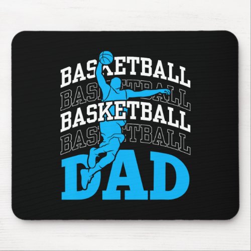 Basketball Dad Coach Team Match Player Father Dadd Mouse Pad