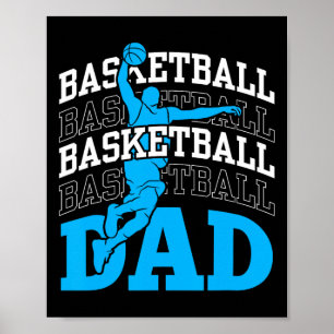 Basketball Dad Coach Team Match Player Father Dadd Poster