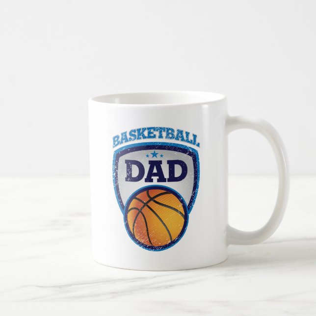 Basketball Dad Design to show off Coffee Mug (Right)