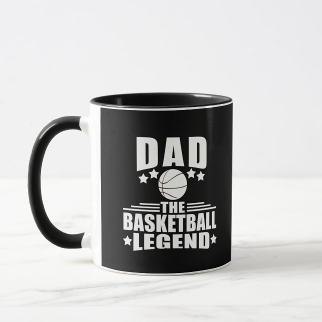 Basketball Dad gift Mug (Left)