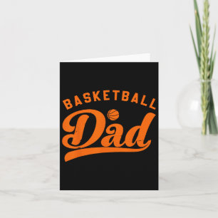 Basketball Dad Gifts Daddy Basketball Father's Day Card