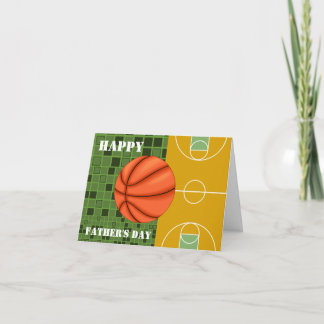 Basketball Dad Happy Father's Day Card