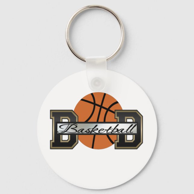 Basketball Dad Keychain (Front)