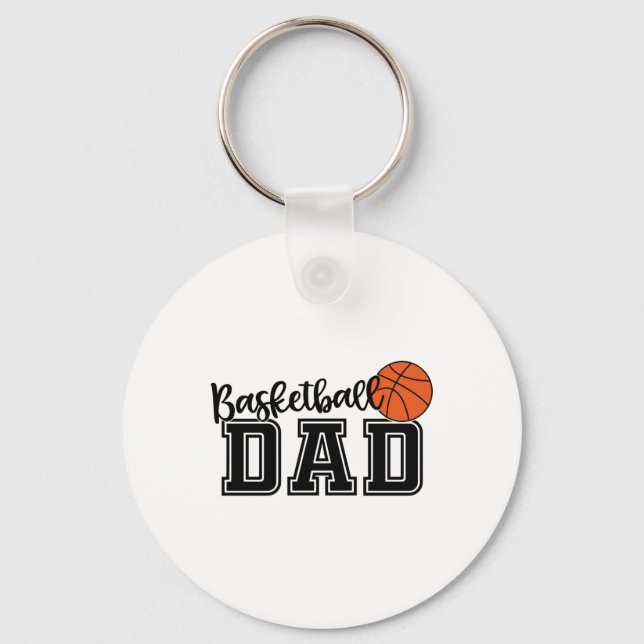 Basketball Dad  Keychain (Front)