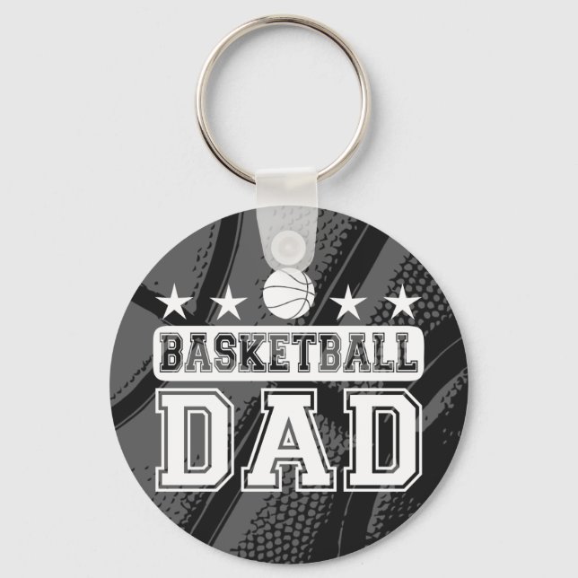 Basketball Dad Keychain (Front)