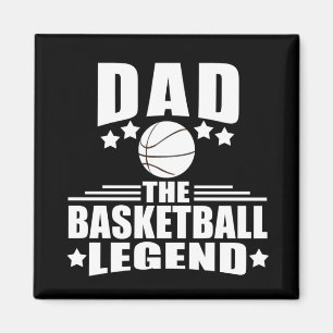 Basketball dad legend magnet