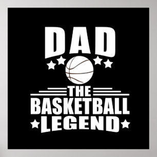Basketball dad legend  poster