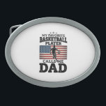 Basketball Dad Patriotic Vintage Engraving T-Shirt Belt Buckle<br><div class="desc">Basketball Dad Patriotic Vintage Engraving T-Shirt Design_1</div>