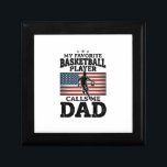 Basketball Dad Patriotic Vintage Engraving T-Shirt Gift Box<br><div class="desc">Basketball Dad Patriotic Vintage Engraving T-Shirt Design_1</div>