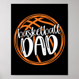 Basketball DAD Shirt Poster