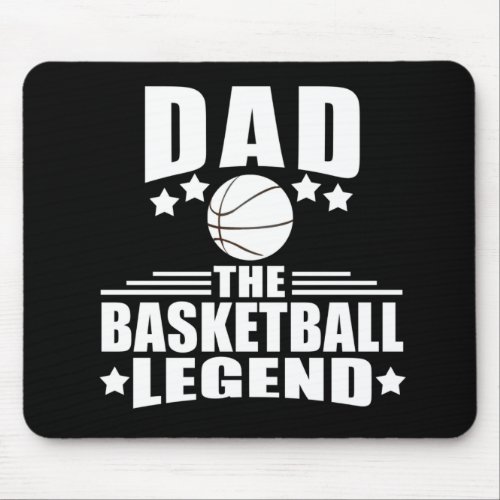 basketball dad the legend mouse pad