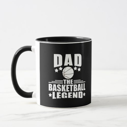 basketball dad the legend mug