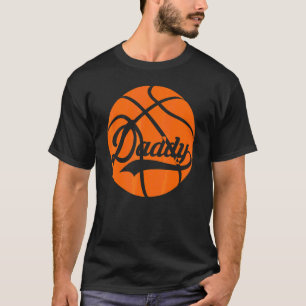 Basketball Dad Vintage Proud Daddy Fathers Day 20 T-Shirt