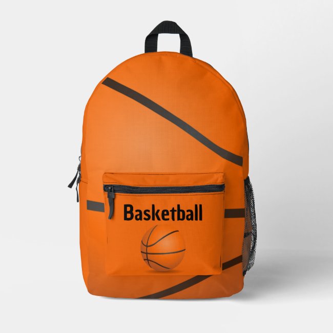 Basketball Design Back Pack