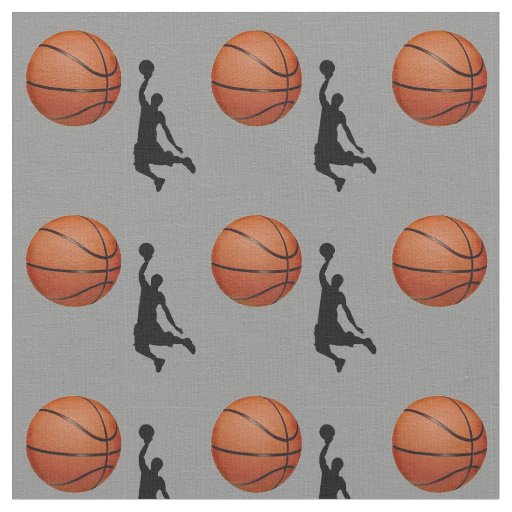 Basketball Design Fabric