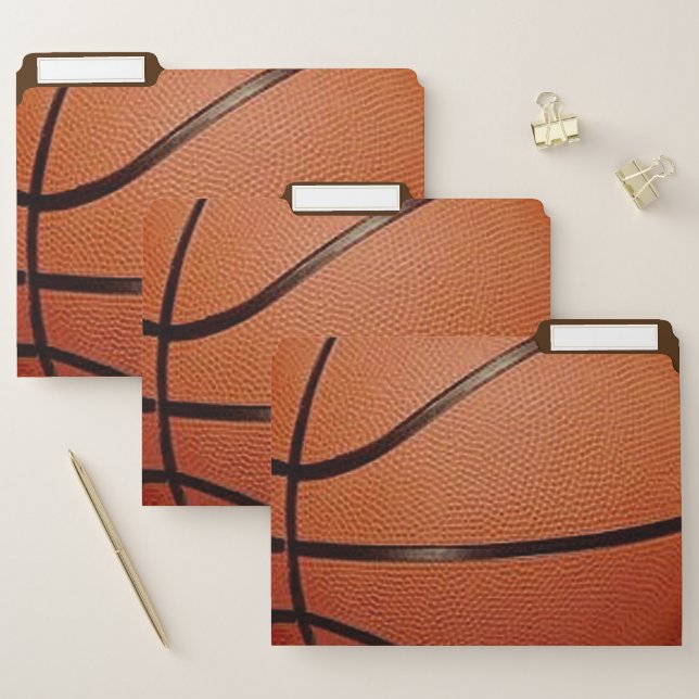Basketball Design File Folders Set (Set)