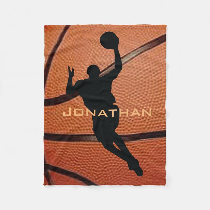 Basketball Design Fleece Blanket Zazzle