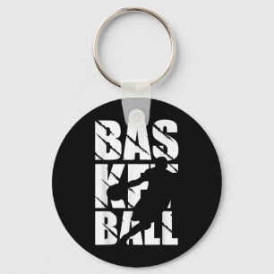 Basketball Design For Basketball Player And Basket Keychain