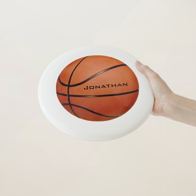 Basketball Design Frisbee