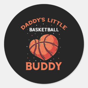 Basketball Design - Girl Who Loves Basketball And Classic Round Sticker