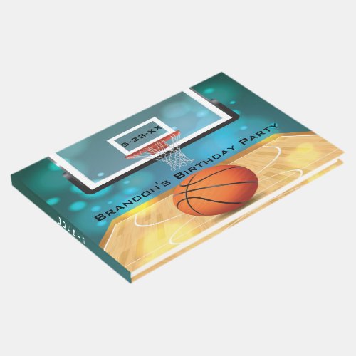 Basketball Design Guest Book