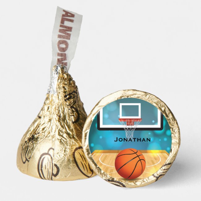 Basketball Design Hershey's Candy Favors