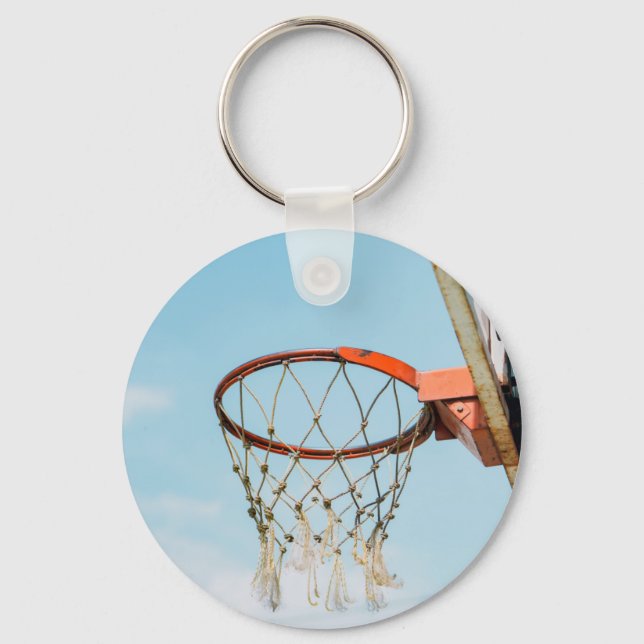 Basketball Design Keychain (Front)