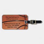 Basketball Design Luggage Tags at Zazzle