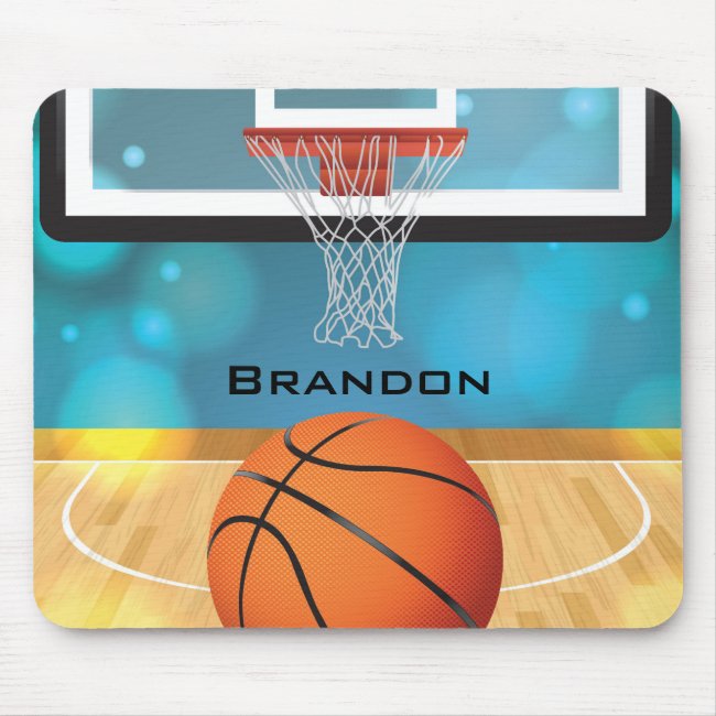 Basketball Design Mousepad