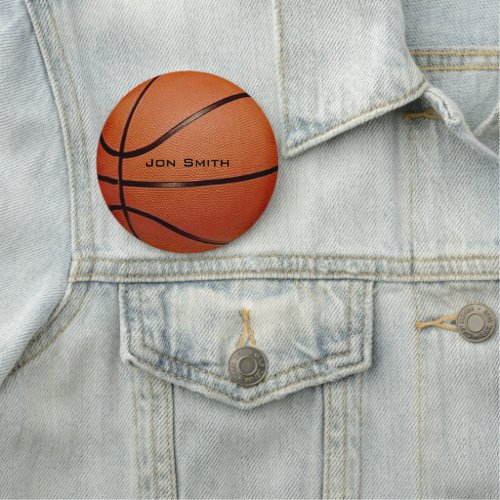 Basketball Design Name Tag