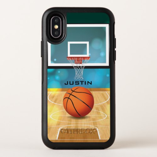 Basketball Design OtterBox Symmetry iPhone X Case