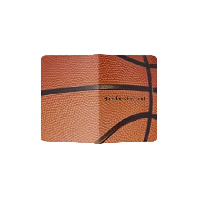 Basketball Design Passport Cover
