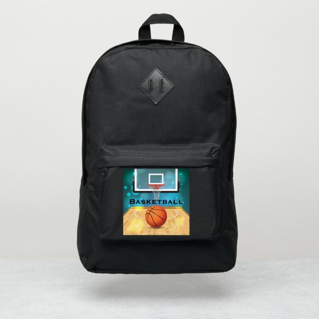 Basketball Design Port Authority Backpack