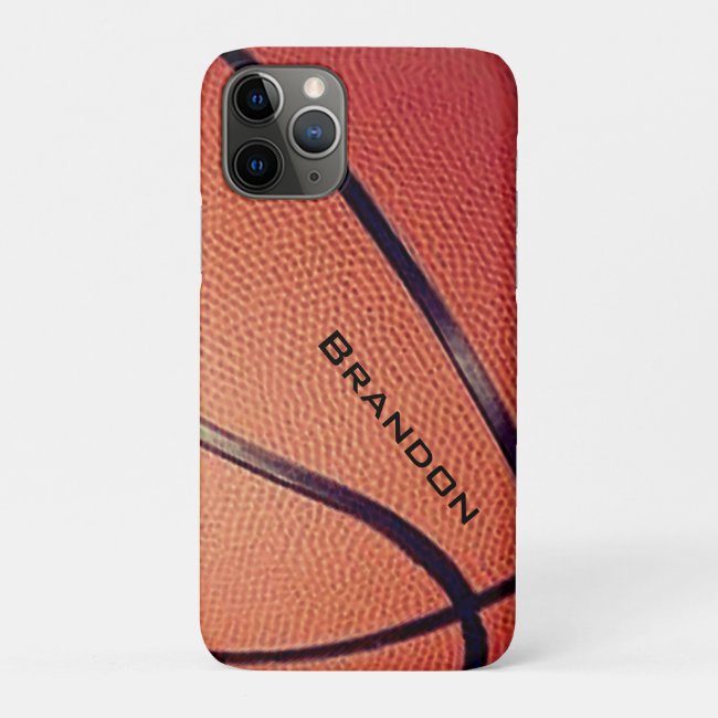 Basketball Design Smartphone Electronics Case