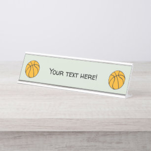 Basketball Desk Name Plate