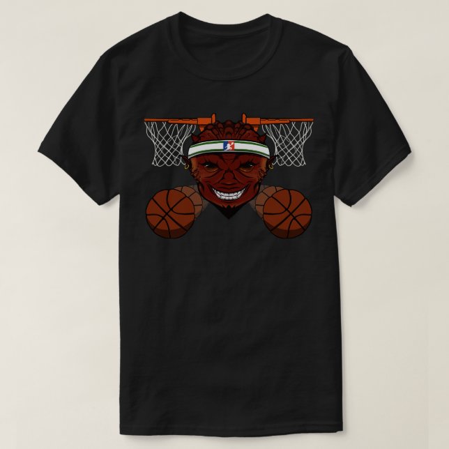 Basketball Devil no caption T-Shirt (Design Front)
