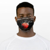 Basketball Digital Painting Sports Art Adult Cloth Face Mask (Worn)