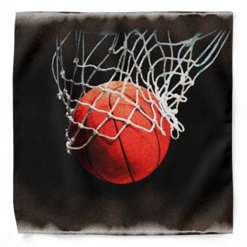 Basketball Digital Painting Sports Art Bandana
