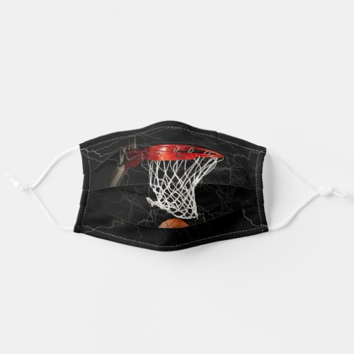 Basketball Digital Photo Sports Art Adult Cloth Face Mask