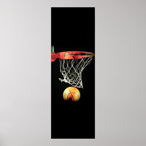 Basketball Door Poster Unique Modern Sport Artwork