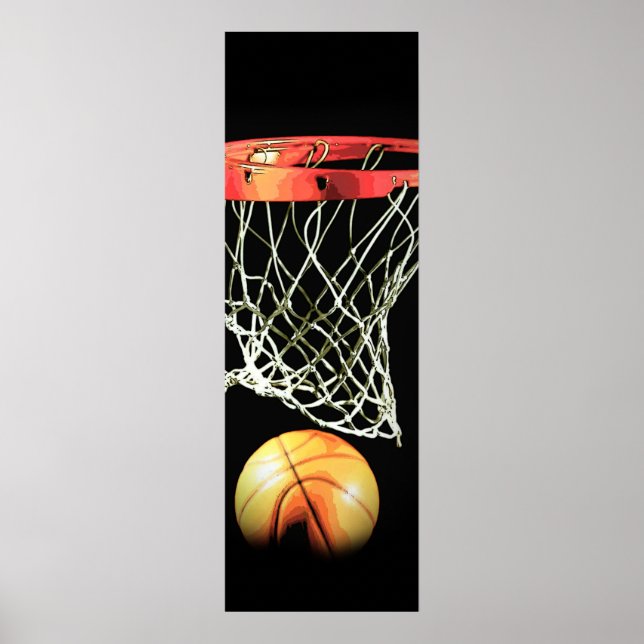 Basketball Door Poster Unique Modern Sport Artwork (Front)