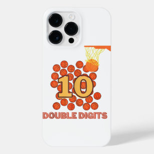 Basketball Double Digits Birthday Sport Lovers  iPhone 14 Pro Max Case