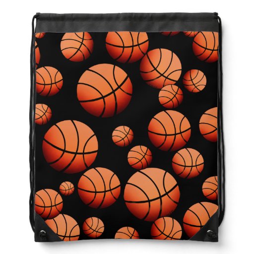 Basketball Drawstring Bags | Zazzle
