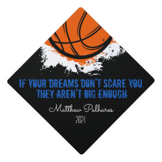 Basketball Dreams Graduation Cap Topper
